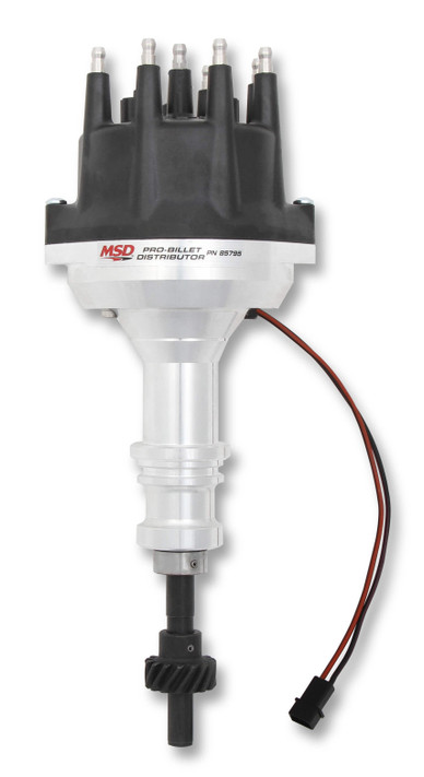 Msd Ignition Sbf 302 Distributor Pro-Billet W/Black Cap 85795