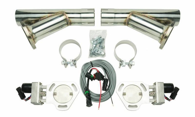 Pypes Performance Exhaust Exhaust Cutout Kit Dual W/Ypipe 2.5In Pair Hve10K