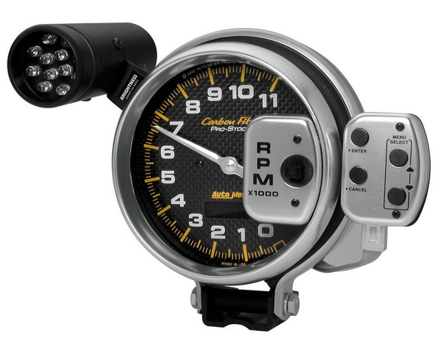 Autometer 5In C/F 11000 Rpm Pro Stock Tach 6836