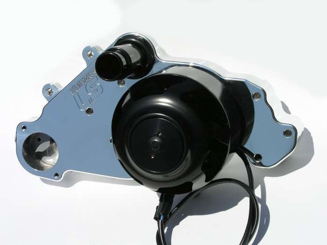 Meziere Sbc Ls1 Billet Electric W/P - Polished Wp319U Meziere Sbc Ls1 Billet Electric W/P - Polished Wp319U