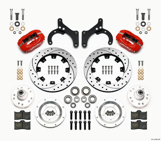 Wilwood Front Disc Brake Kit 63- 64 Vette 12.19In 140-12459-Dr