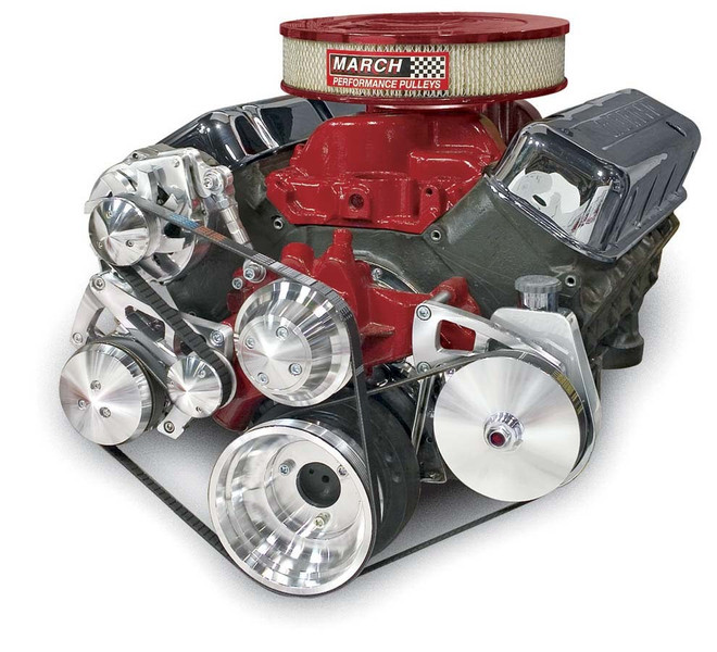 March Performance Chevy Bb Lwp Mid Mt  23072