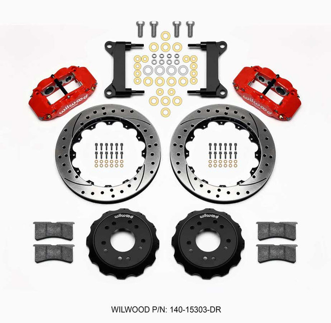 Wilwood Front Disc Brake Kit C10 Pro Spindle 13.06In 140-15303-Dr