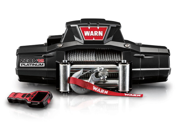 Warn Zeon 12 Platinum 12000Lb Winch W/Wire Rope Roller 92820