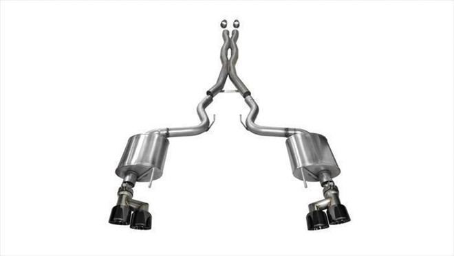 Corsa Performance Exhaust Cat-Back - 3.0In Dual Rear Exit 14337Blk