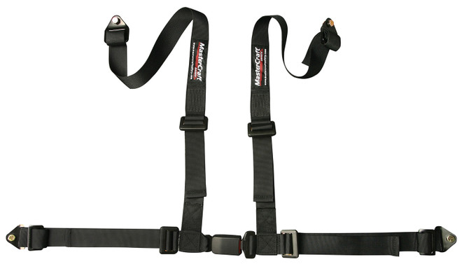 Mastercraft Seat Belt Restraint 2in 4 Point Bolt In Black 114004