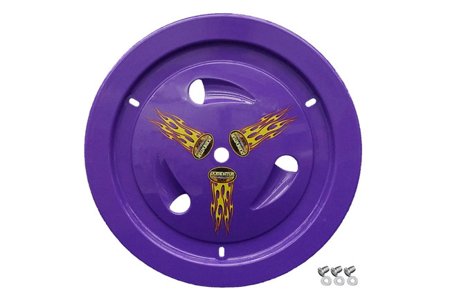 Dominator Racing Products Wheel Cover Dzus-On Purple 1013-D-PU