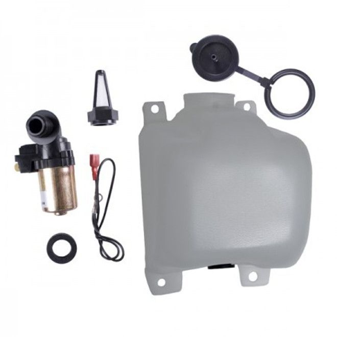 Omix-Ada OEM Washer Bottle Kit wi th Pump and Filter; 72-8 19107.03