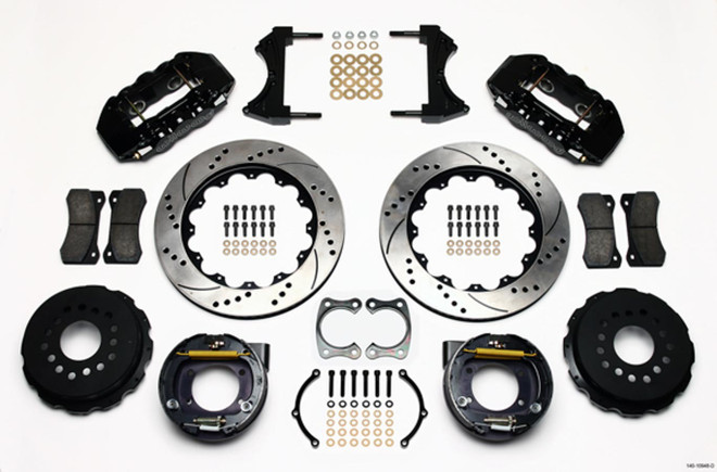 Wilwood Brake Kit Rear Big Ford New 2.50in Offset 140-10948-D