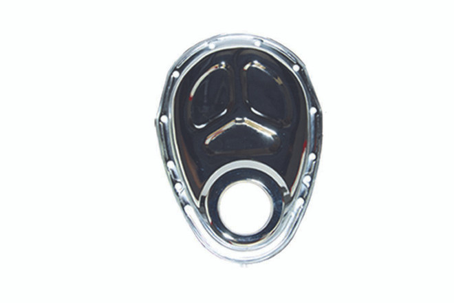 Specialty Products Company Sbc Steel Timing Chain Cover Chrome 7122