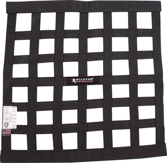 Allstar Performance Window Net Border Style 18 X 18 Sfi Black All10280