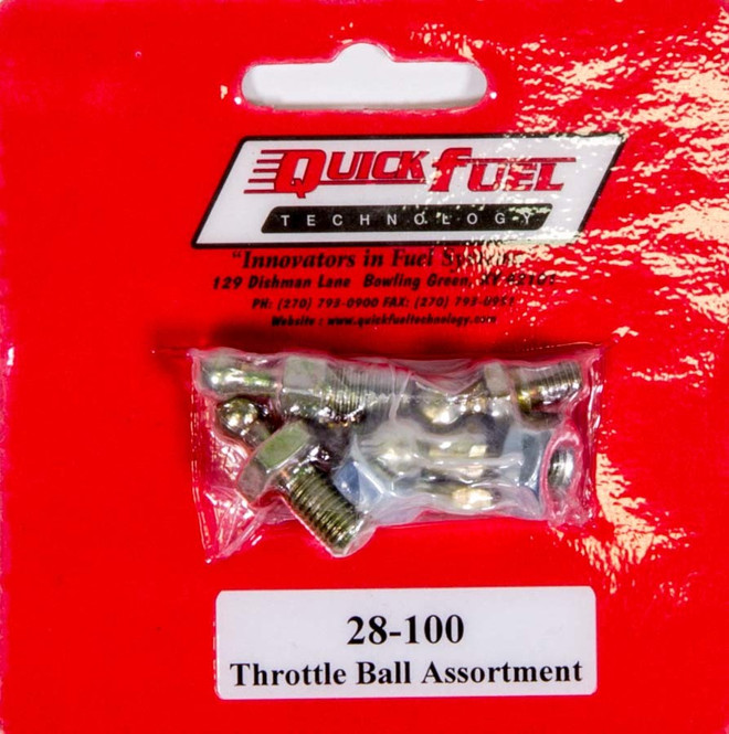 Quick Fuel Technology Throttle Ball Assortment  28-100Qft