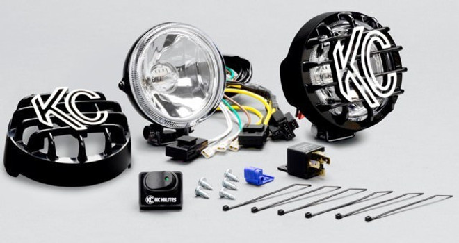 Kc Hilites 4In Rally 400 Driving Beam Kit Halogen 490