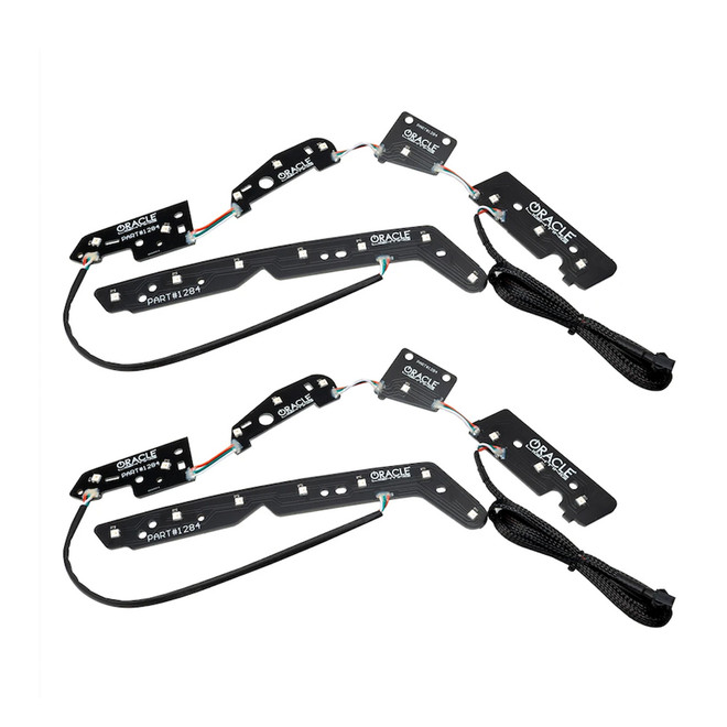 Oracle Lighting 14-  Jeep Grand Cherokee Led Headlight Colorshift 1284-332