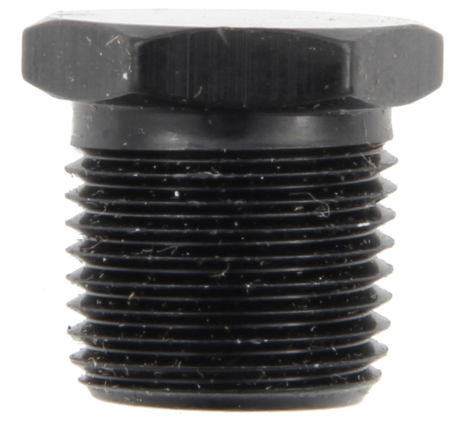 Fragola 3/8 Mpt Hex Pipe Plug Black 493303-Bl