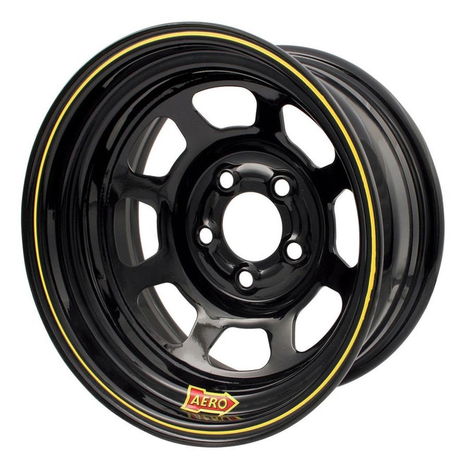 Aero Race Wheels 15X8 2In. 4.75 Black  50-184720