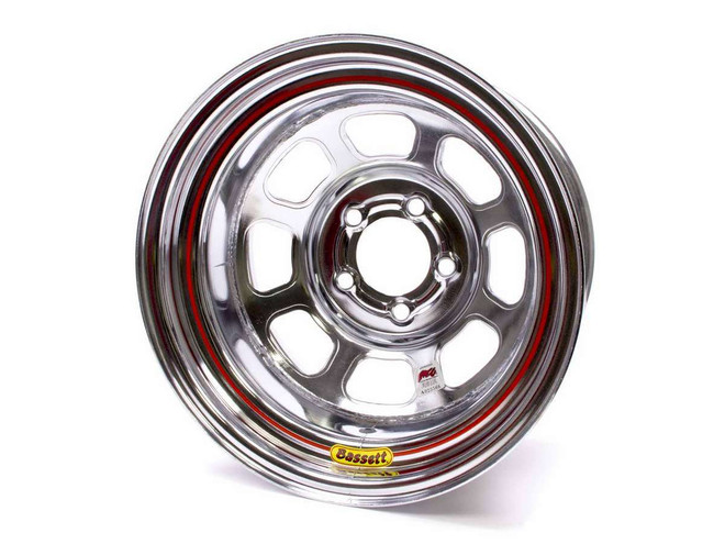 Bassett 15X8 Chrome Wheel 4.75Bc 2In Bs 58Dc2Ic