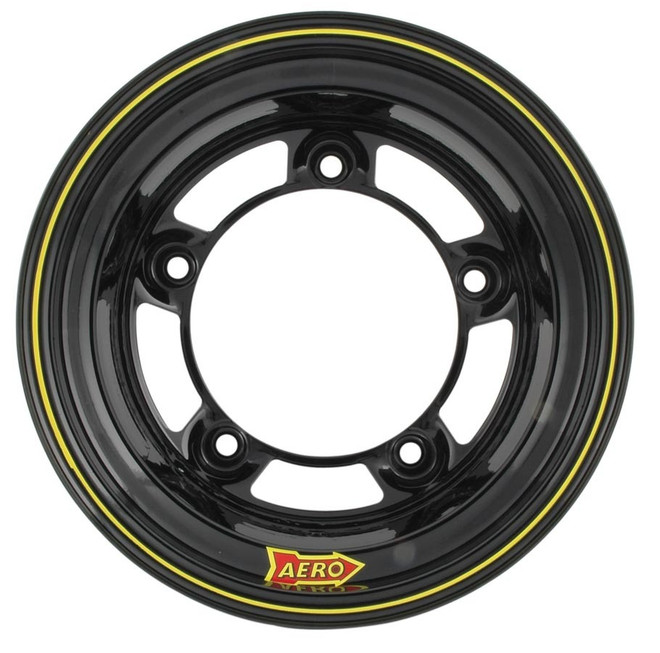 Aero Race Wheels 15X10 4In Wide 5 Black  58-100540