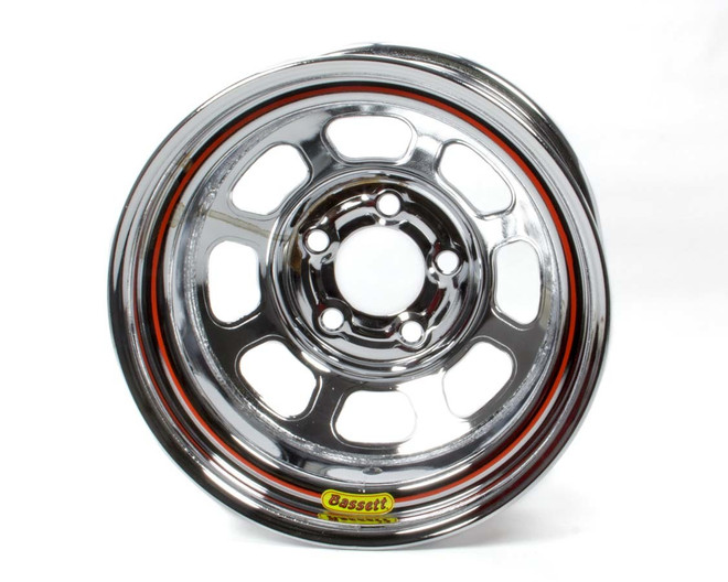 Bassett 15X8 Wheel 5X5 Chrome D-Hole Armor Edge 58D52Ec Bassett 15X8 Wheel 5X5 Chrome D-Hole Armor Edge 58D52Ec