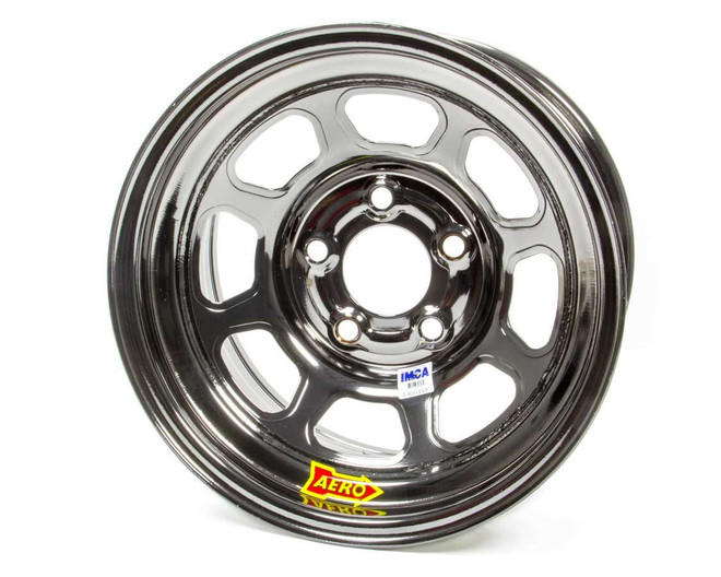 Aero Race Wheels 15X8 4In 5.00 Black Chrome 52-985040Blk Aero Race Wheels 15X8 4In 5.00 Black Chrome 52-985040Blk