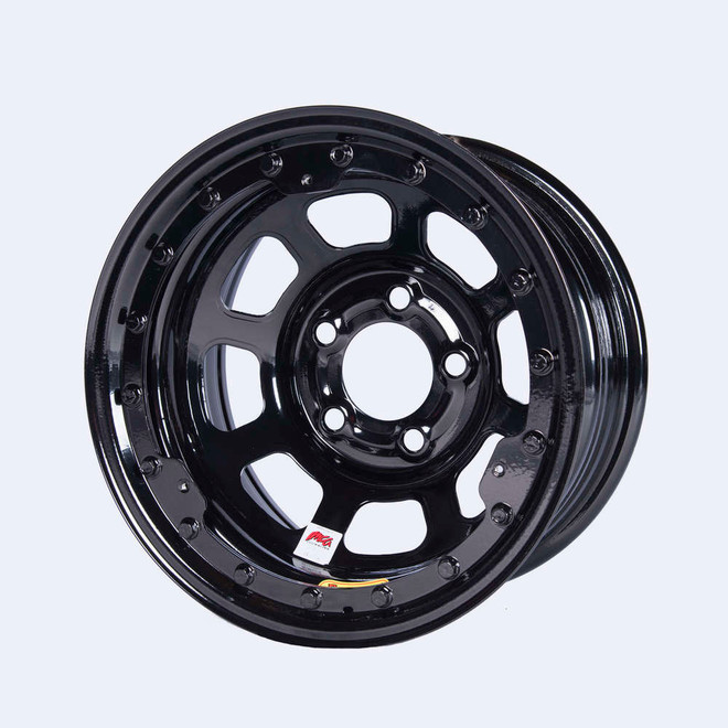 Bassett 15X8 Imca B/Lock Wheel Black D-Hole 5X5 58D54Ilk