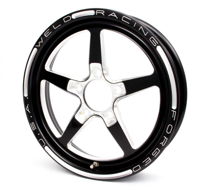 Weld Racing Aluma Star 15X3.5 Wheel 5X4.5 1.75 Bs Black 88B-15204
