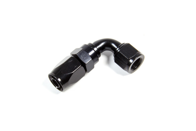 Fragola Hose Fitting #6 90 Deg. To #8 Hose Black 229005-Bl