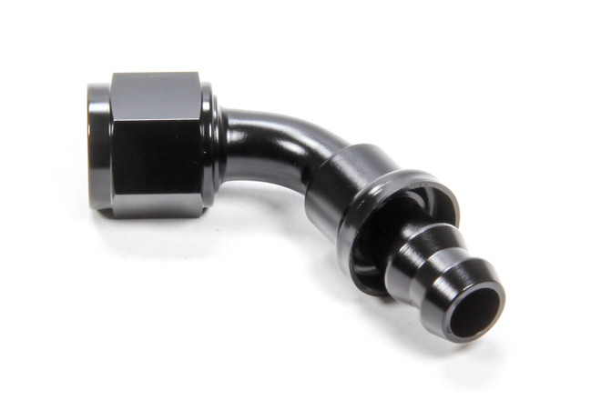 Triple X Race Components #8 60 Degree Hose End Push Lock Hf-16008Blk