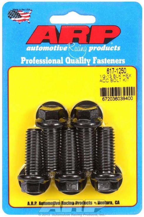 Arp Bolt Kit - 6Pt. (5) 1/2-13 X 1.250 617-1250