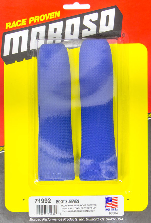 Moroso Hi-Temp Boot Sleeves - Blue (Pair) 71992