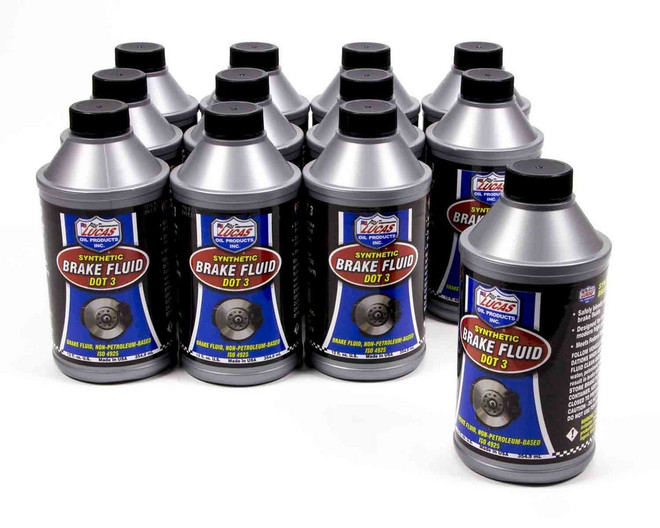 Lucas Oil Brake Fluid Dot 3 Case 12X12Oz 10825 Lucas Oil Brake Fluid Dot 3 Case 12X12Oz 10825
