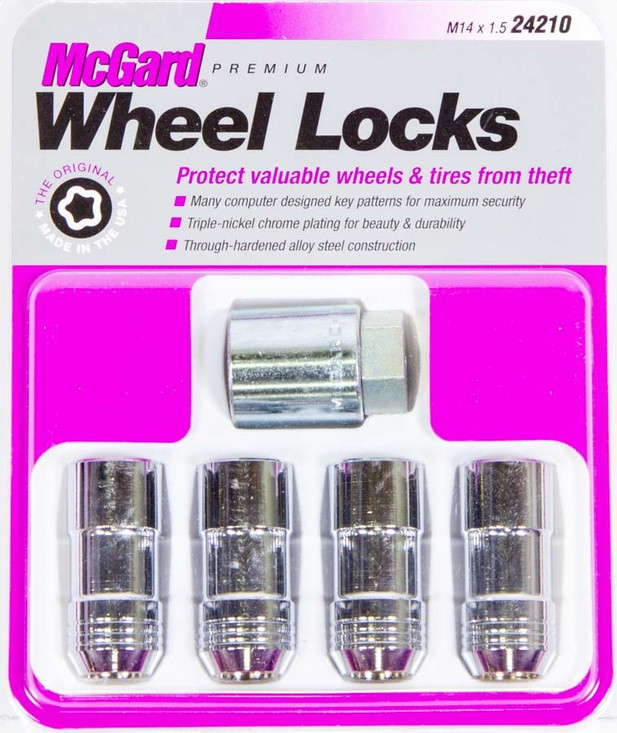 Mcgard Wheel Lock 14Mm X 1.50 Conical Seat 22Mm Hex (4 24210