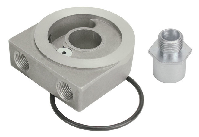 Derale Low Profile Sandwich Adapter W/Pressr Relief 25772 Derale Low Profile Sandwich Adapter W/Pressr Relief 25772