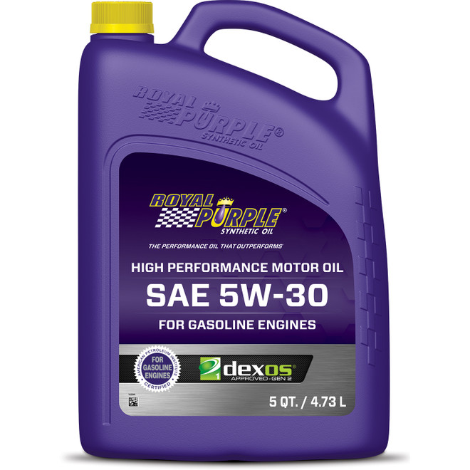 Royal Purple 5W30 Multi-Grade Sae Oil 5 Quart Bottle Dexos 51530