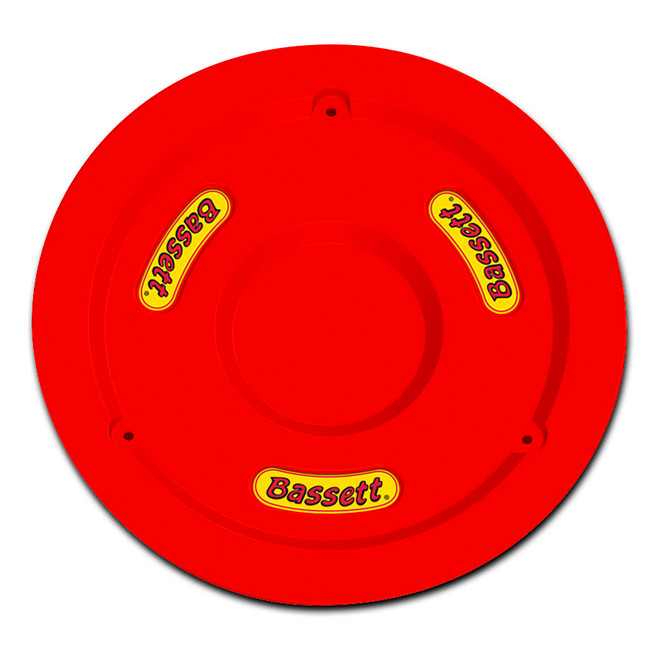 Bassett Wheel Cover 15In Red Fluorescent 5Plg-Flored