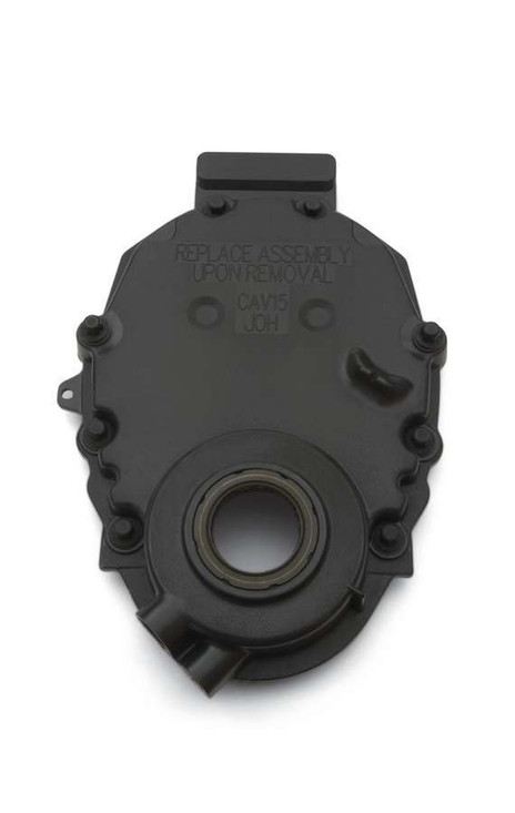 Chevrolet Performance Sbc Front Timing Cover - Black Plastic 12562818