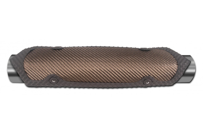 Thermo-Tec Clamp On Heat Shield 3. 75In X 11.75In 11550 Thermo-Tec Clamp On Heat Shield 3. 75In X 11.75In 11550