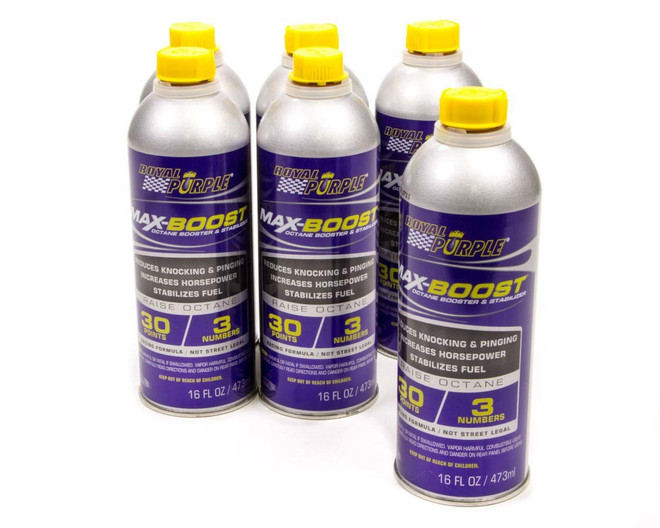 Royal Purple Max Boost Octane Boost Case 6X16Oz Bottles 6757