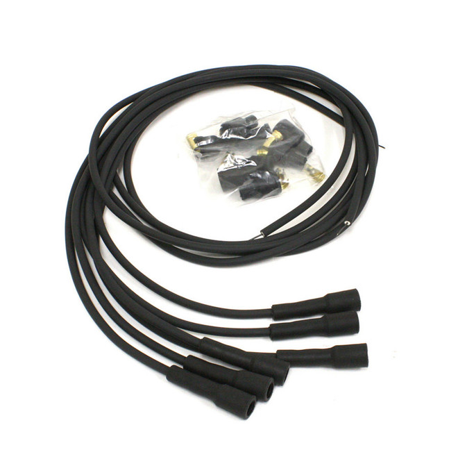 Pertronix Ignition Spark Plug Wire Set 7Mm Univ 6-Cyl British Black 706180