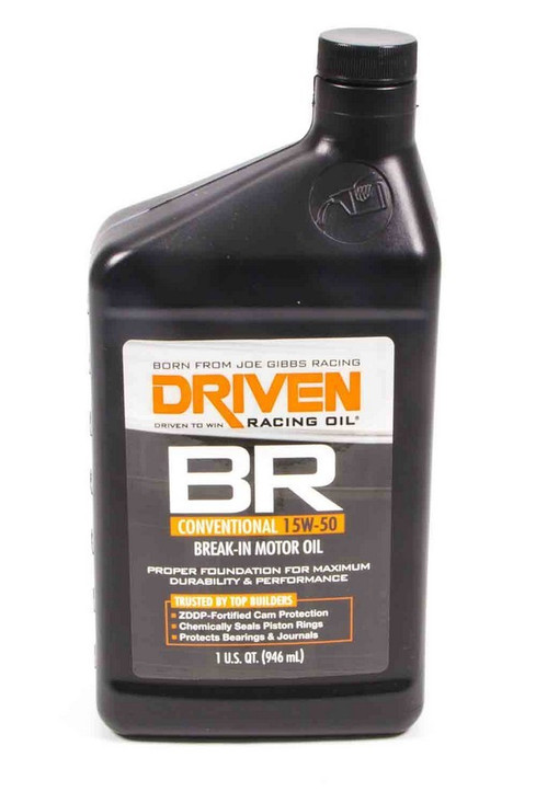 Driven Racing Oil Br 15W50 Petroleum Oil 1Qt Break-In Oil 106