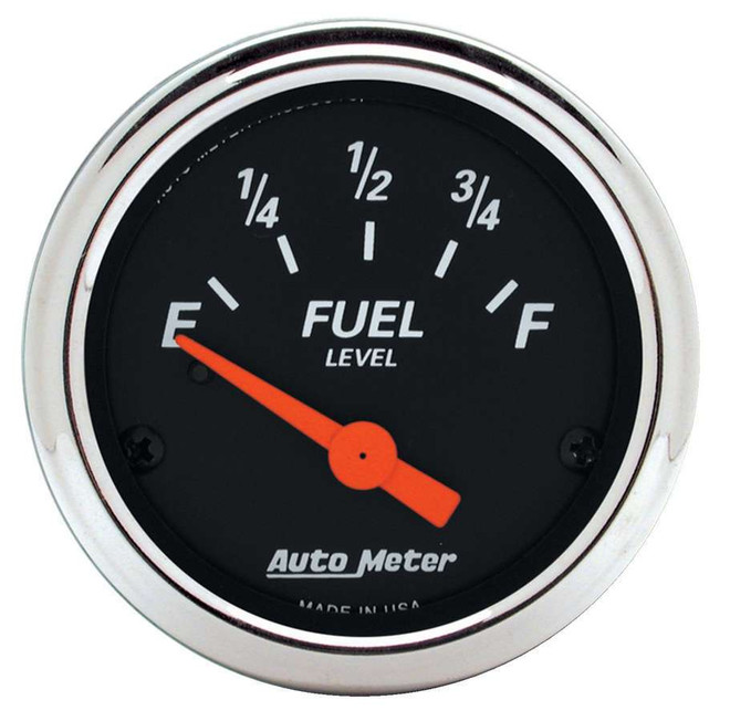 Autometer 2-1/16 D/B Fuel Level Gauge 0-90 Ohms 1422