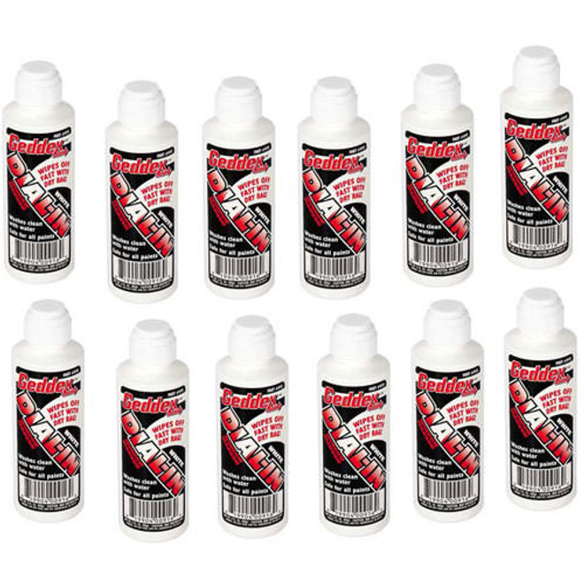 Geddex Dial-In Window Marker White Case 12X3Oz Bottle 91612 Geddex Dial-In Window Marker White Case 12X3Oz Bottle 91612