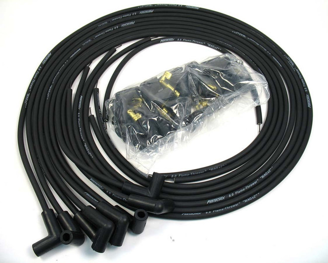 Pertronix Ignition 8Mm Universal Wire Set - Black 808290