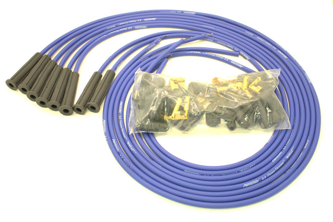 Pertronix Ignition 8Mm Universal Wire Set - Blue 808380