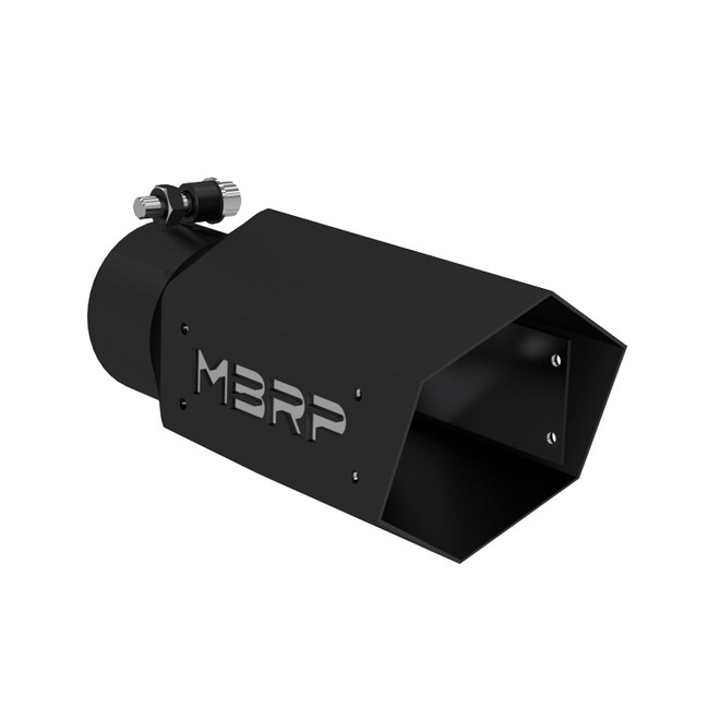 Mbrp, Inc 4In Hex Exhaust Tip 3In Inlet 10In Long Black T5169Blk Mbrp, Inc 4In Hex Exhaust Tip 3In Inlet 10In Long Black T5169Blk