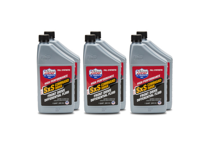 Lucas Oil Synthetic Sxs Command Dr Ive Case 6 X 1 Quart 11220