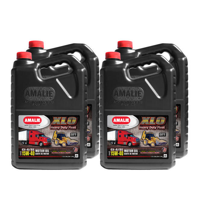 Amalie Xlo Heavy Duty Fleet Oil 15W40 Case 4 X 1 Gallon 160-71707-36