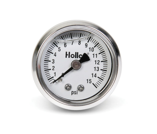 Holley 0-15 Psi Fuel Press Gaug  26-504