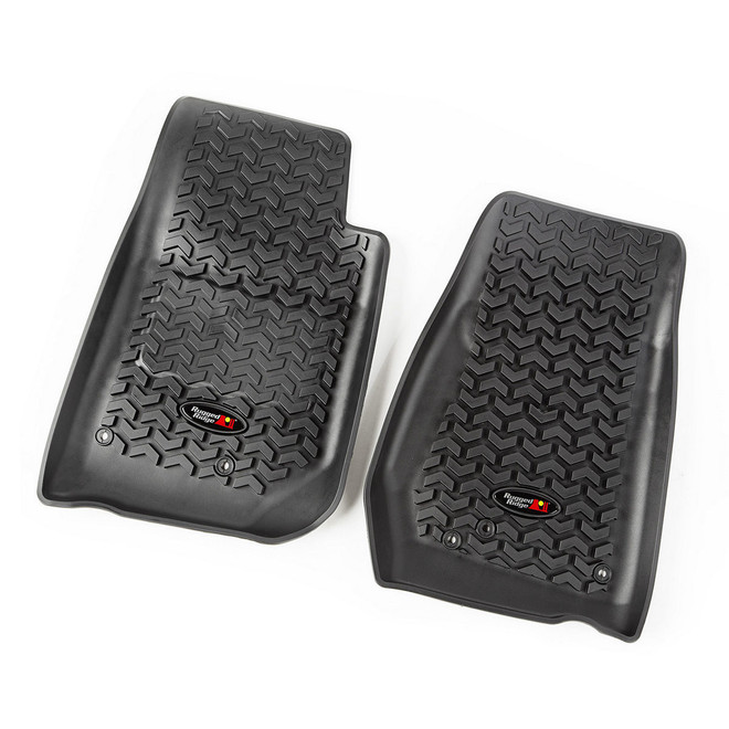 Rugged Ridge Floor Liners Front Black 14-18 Jeep Wrangler 12920.03