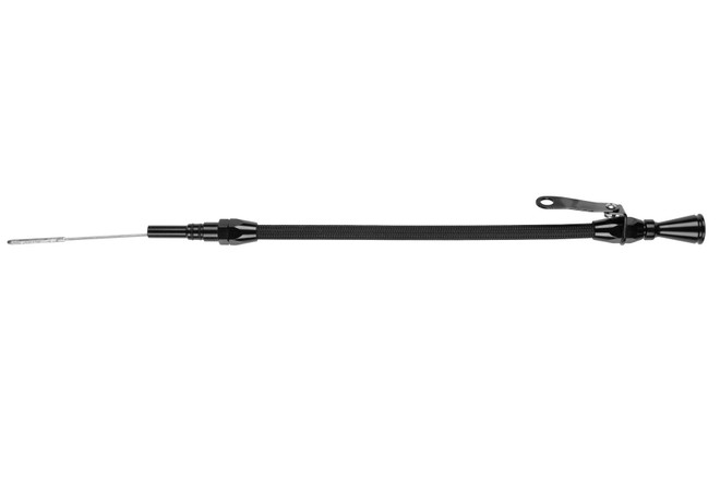 Lokar Flexible Engine Dipstick Black 80- Gm Sbc Xed-5001